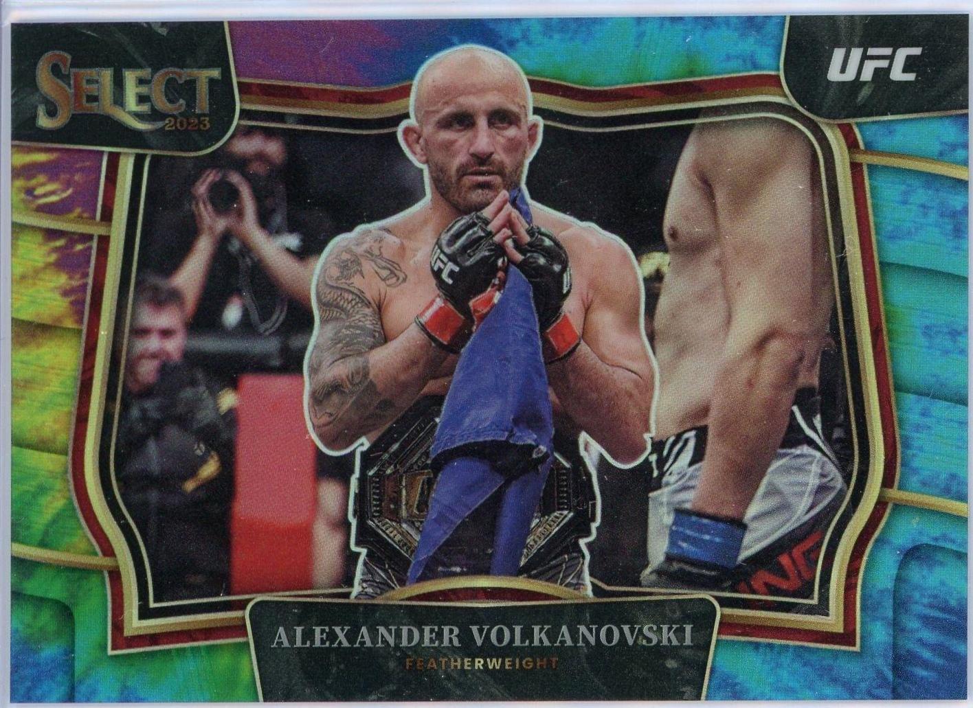 Alexander Volkanovski 2023 Panini Select UFC Octagonside #232 Tie Dye