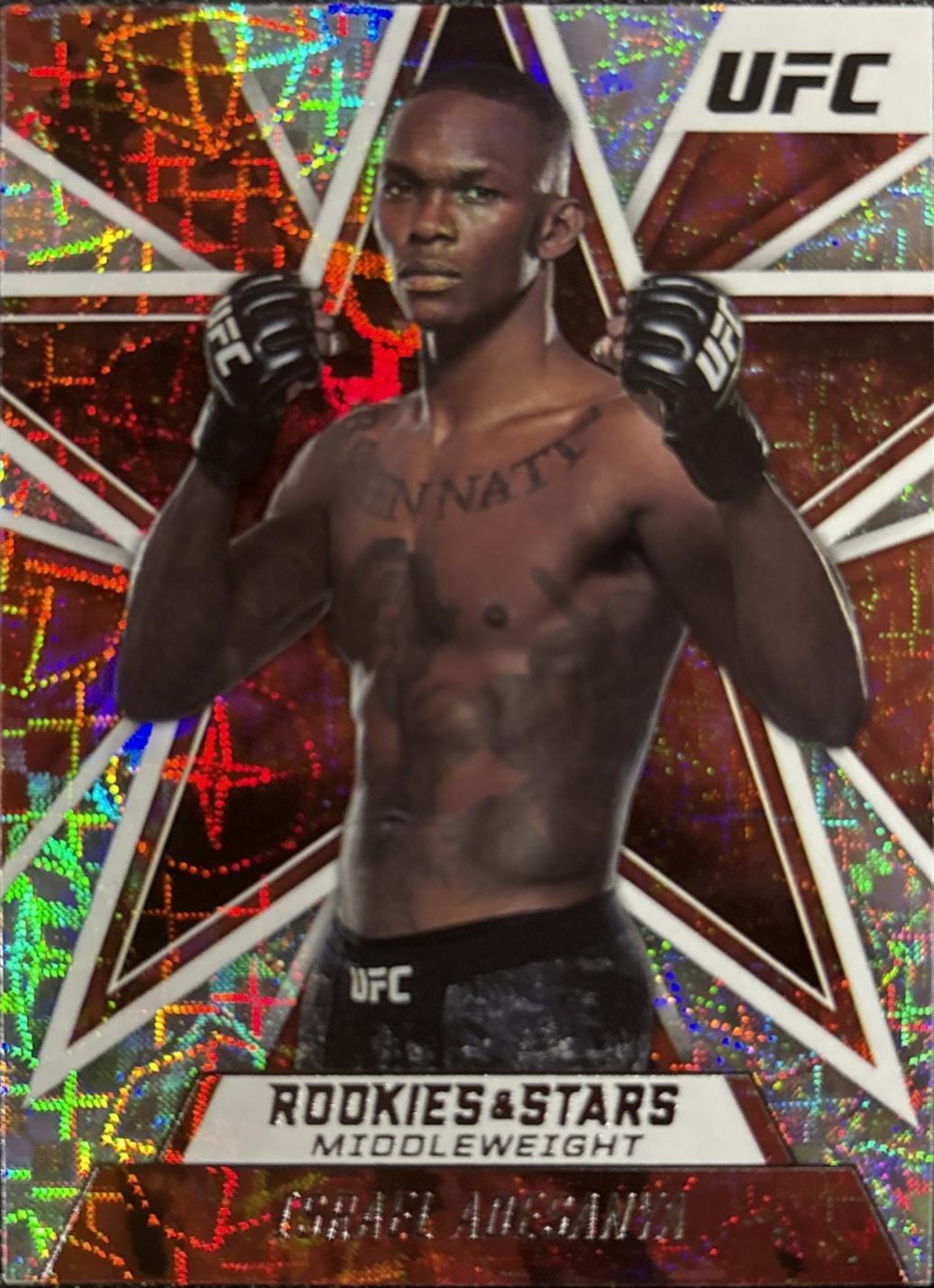 Israel Adesanya 2021 Panini Chronicles UFC Base Rookies and Stars #87 Asia