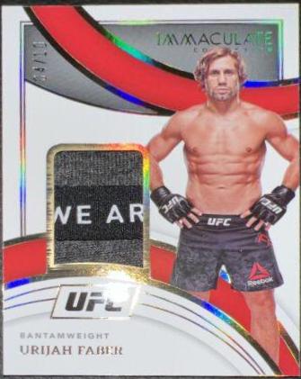 Urijah Faber 2022 Panini Immaculate UFC Base #21 Gold