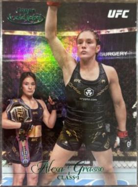 Alexa Grasso 2024 Topps Gold Label UFC Base Class III #20 Green