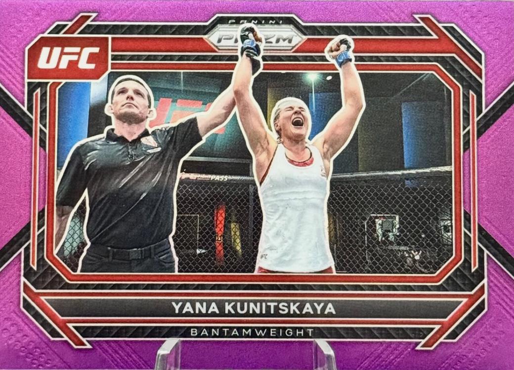 Yana Santos 2023 Panini Prizm UFC Base #93 Purple