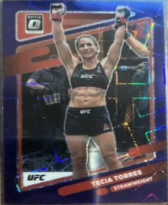 Tecia Pennington 2022 Panini Donruss Optic UFC Base #73 Purple Velocity