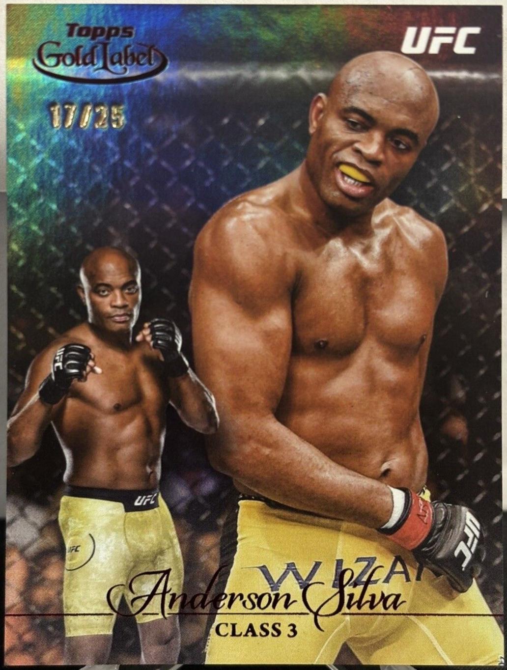 Anderson Silva 2024 Topps Gold Label UFC Base Class III #80 Red