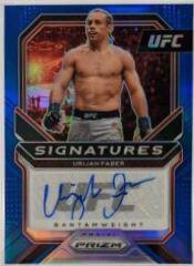 Urijah Faber 2021 Panini Prizm UFC Signatures #4 Blue