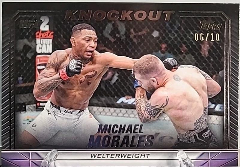 Michael Morales 2024 Topps Knockout UFC Base #16 Black