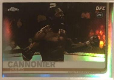 Jared Cannonier 2019 Topps Chrome UFC Base #98 Refractor