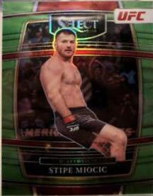 Stipe Miocic 2022 Panini Select UFC Concourse #85 Neon Green