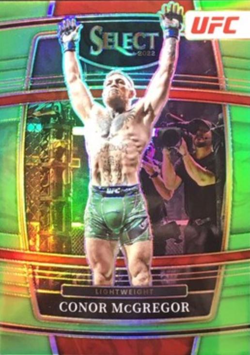 Conor McGregor 2022 Panini Select UFC Concourse #93 Neon Green