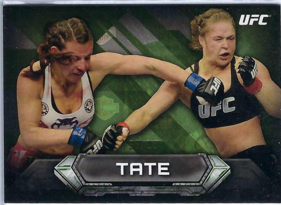 Miesha Tate 2014 Topps UFC Knockout Base #72 Green