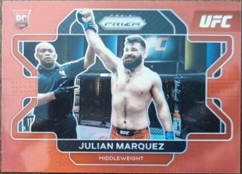 Julian Marquez 2022 Panini Prizm UFC Base #34 Red