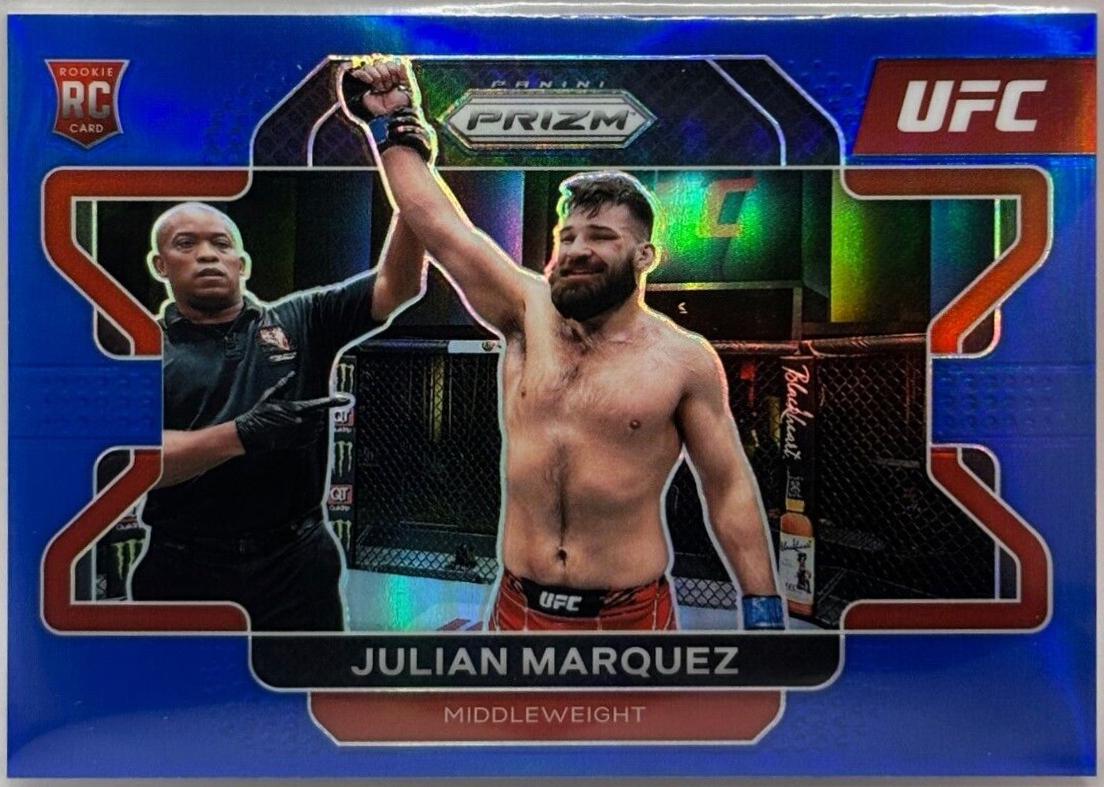 Julian Marquez 2022 Panini Prizm UFC Base #34 Blue