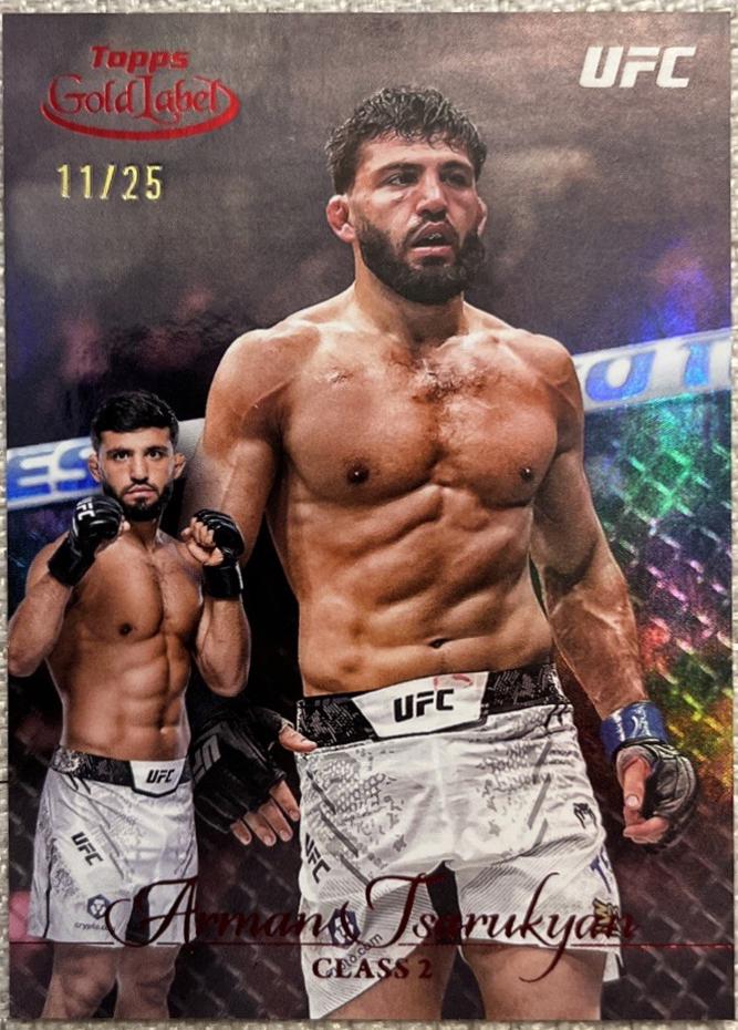 Arman Tsarukyan 2024 Topps Gold Label UFC Base Class II #68 Red