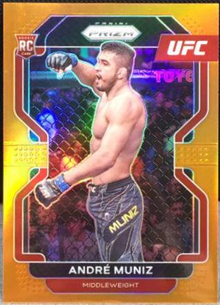 Andre Muniz 2022 Panini Prizm UFC Base #177 Orange