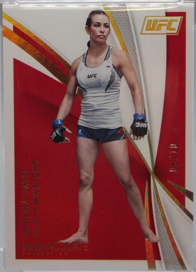 Miesha Tate 2021 Panini Immaculate UFC Base #16 Gold