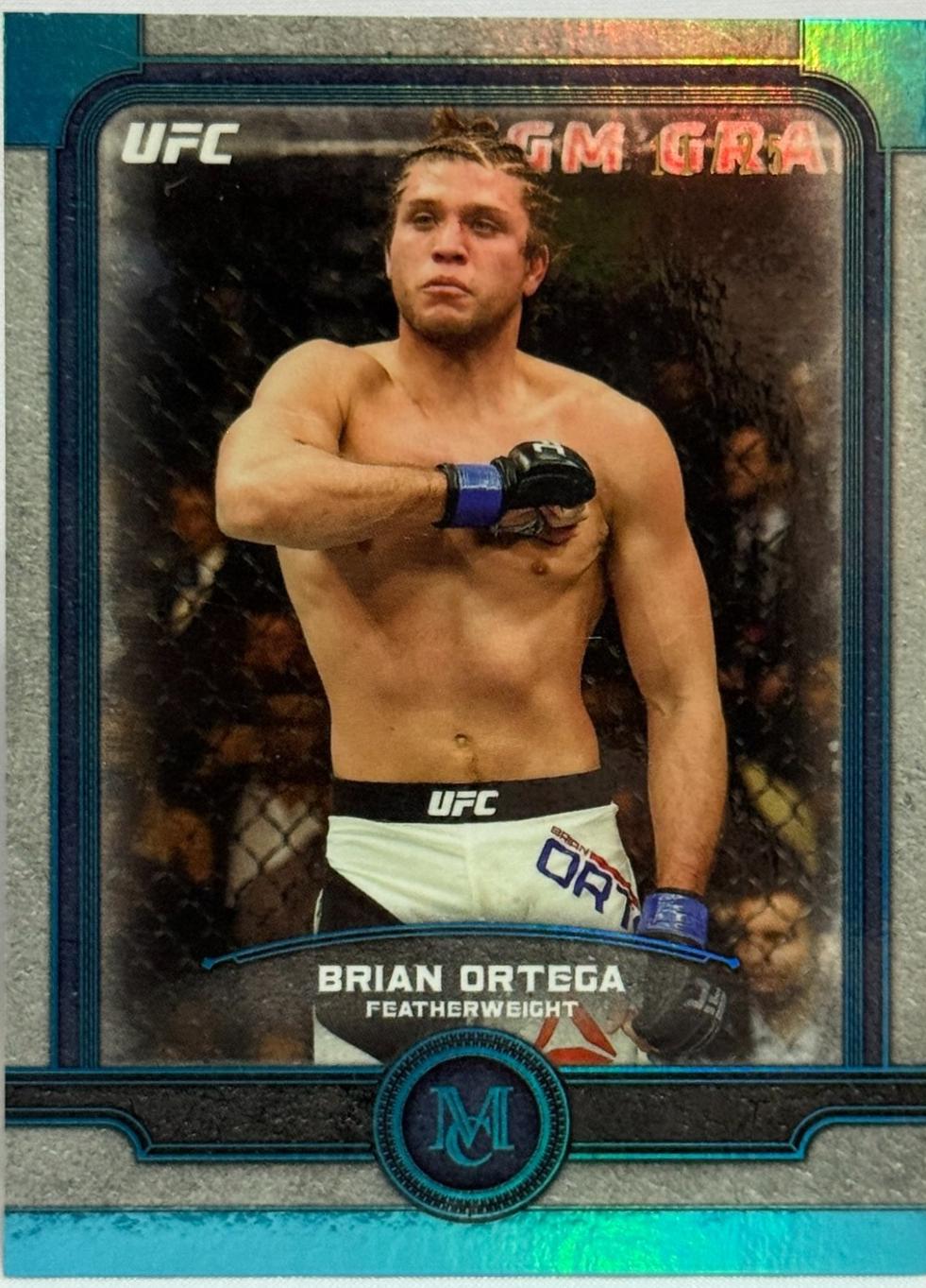 Brian Ortega 2019 Topps UFC Museum Collection Base #34 Bronze