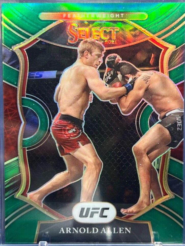 Arnold Allen 2021 Panini Select UFC Concourse #76 Green