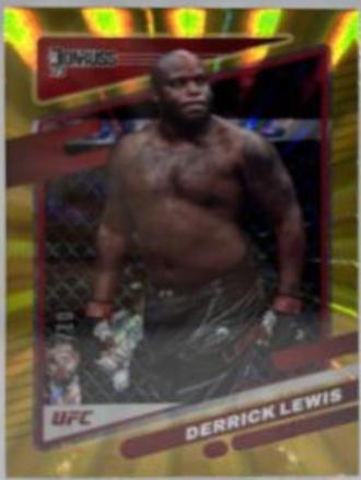Derrick Lewis 2022 Panini Donruss UFC Base #87 Gold