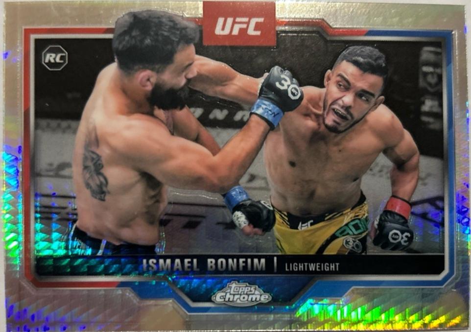 Ismael Bonfim 2025 Topps Chrome UFC Base #13 X-Fractor