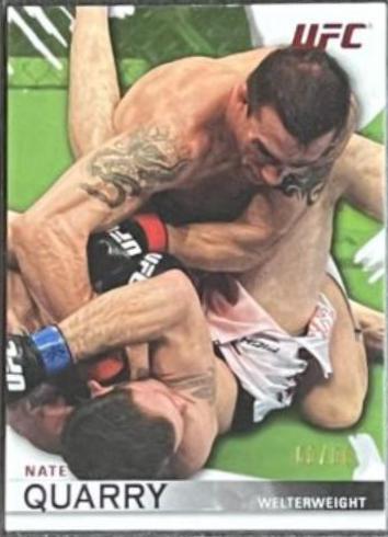 Nate Quarry 2010 Topps UFC Knockout Base #74 Green