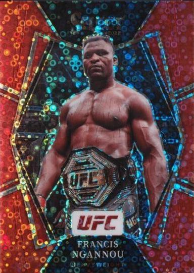 Francis Ngannou 2022 Panini Select UFC Premier Level #131 Red Disco