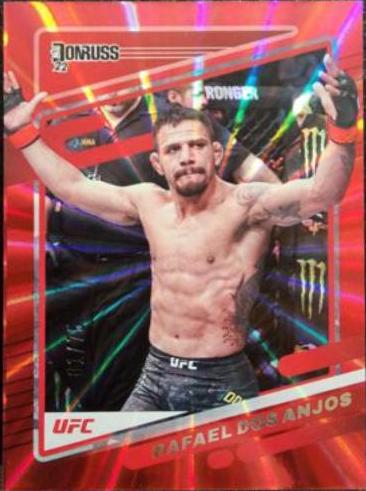 Rafael Dos Anjos 2022 Panini Donruss UFC Base #96 Red