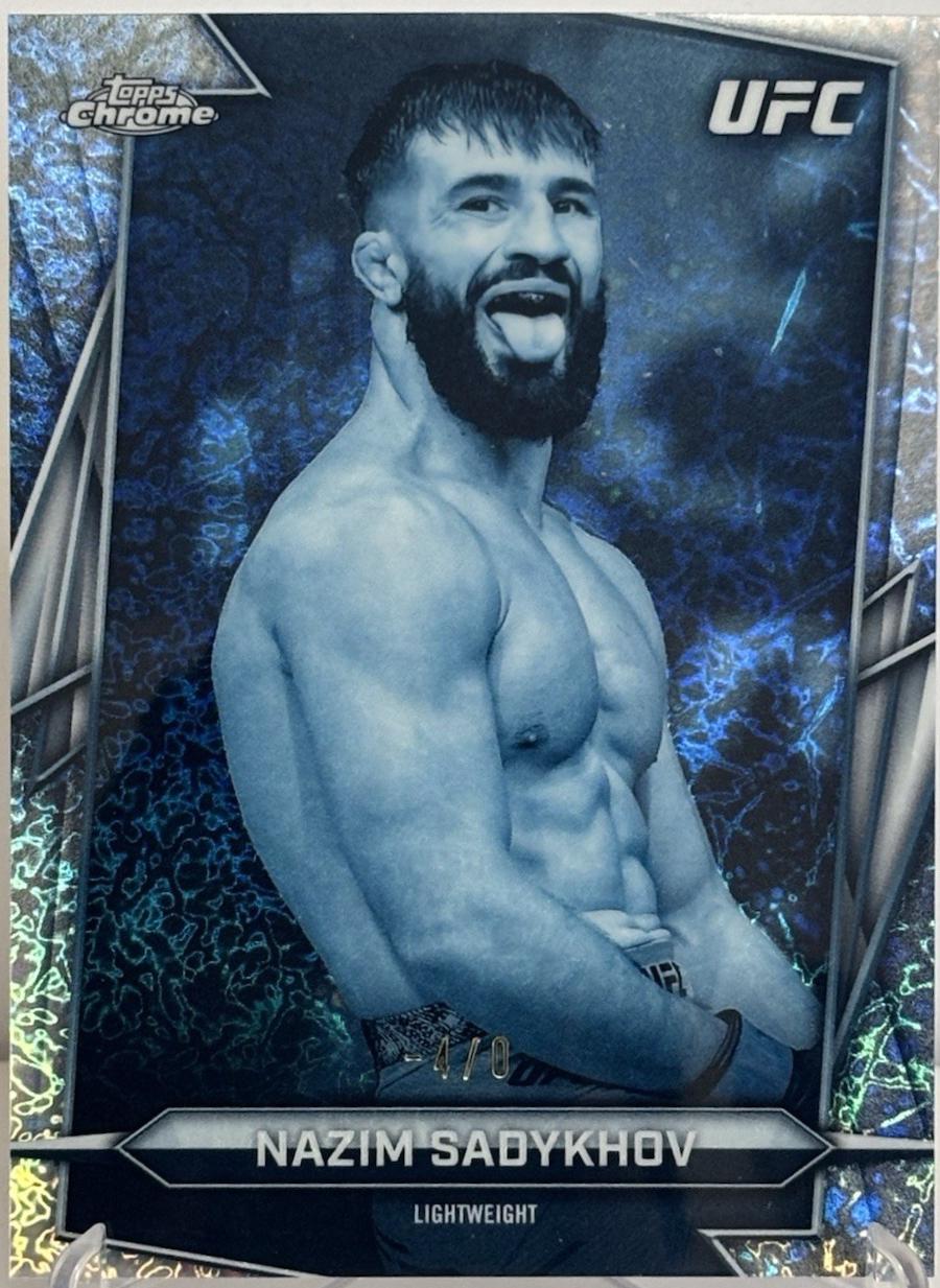 Nazim Sadykhov 2026 Topps Chrome UFC Base #25 Frozenfractor
