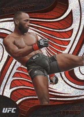 Leon Edwards 2023 Panini Chronicles UFC Revolution #19 Kaleido