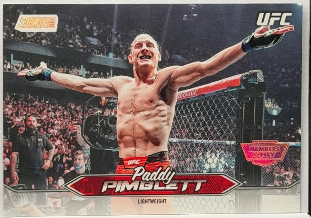 Paddy Pimblett 2025 Topps Stadium Club UFC Base #194 Members Only