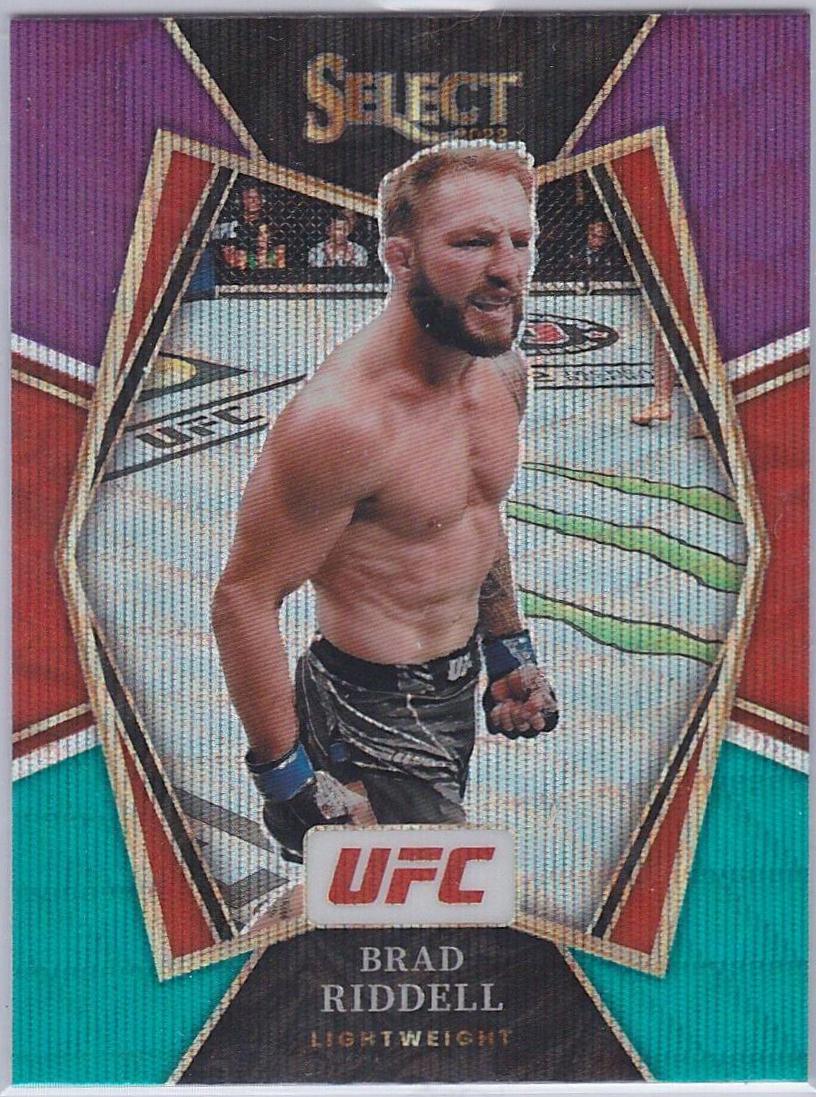 Brad Riddell 2022 Panini Select UFC Premier Level #172 Tri Color