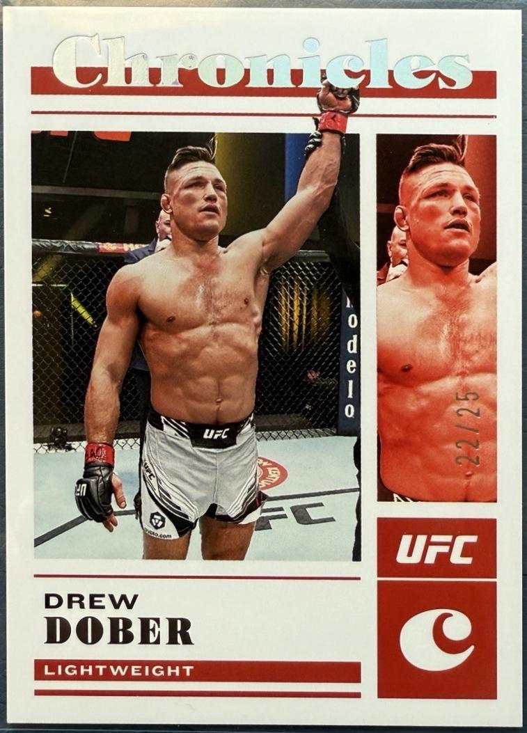 Drew Dober 2023 Panini Chronicles UFC Base Chronicles #7 Platinum