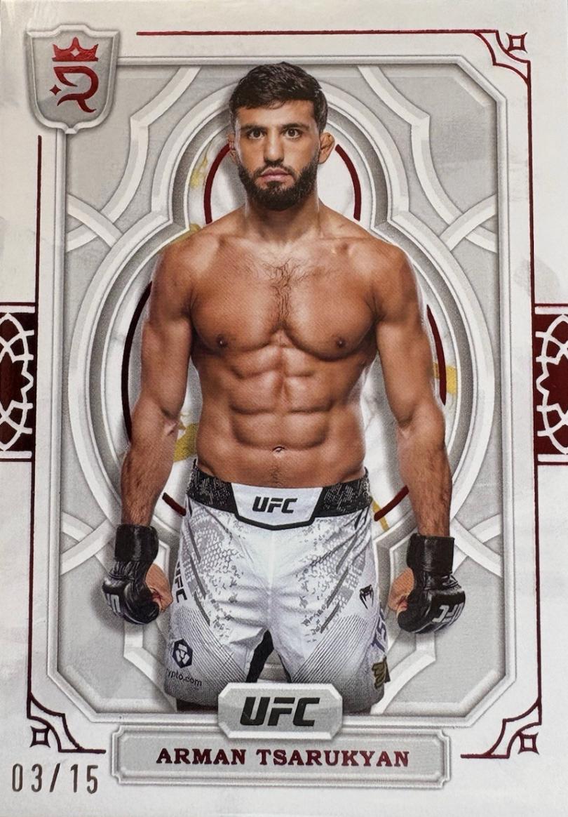 Arman Tsarukyan 2024 Topps Royalty UFC Base #89 Red