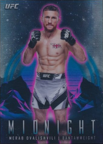 Merab Dvalishvili 2024 Topps Midnight UFC Base #48 Topps Industry Conference Promo