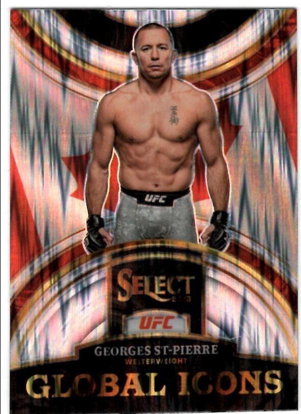 Georges St-Pierre 2023 Panini Select UFC Global Icons #13 Flash