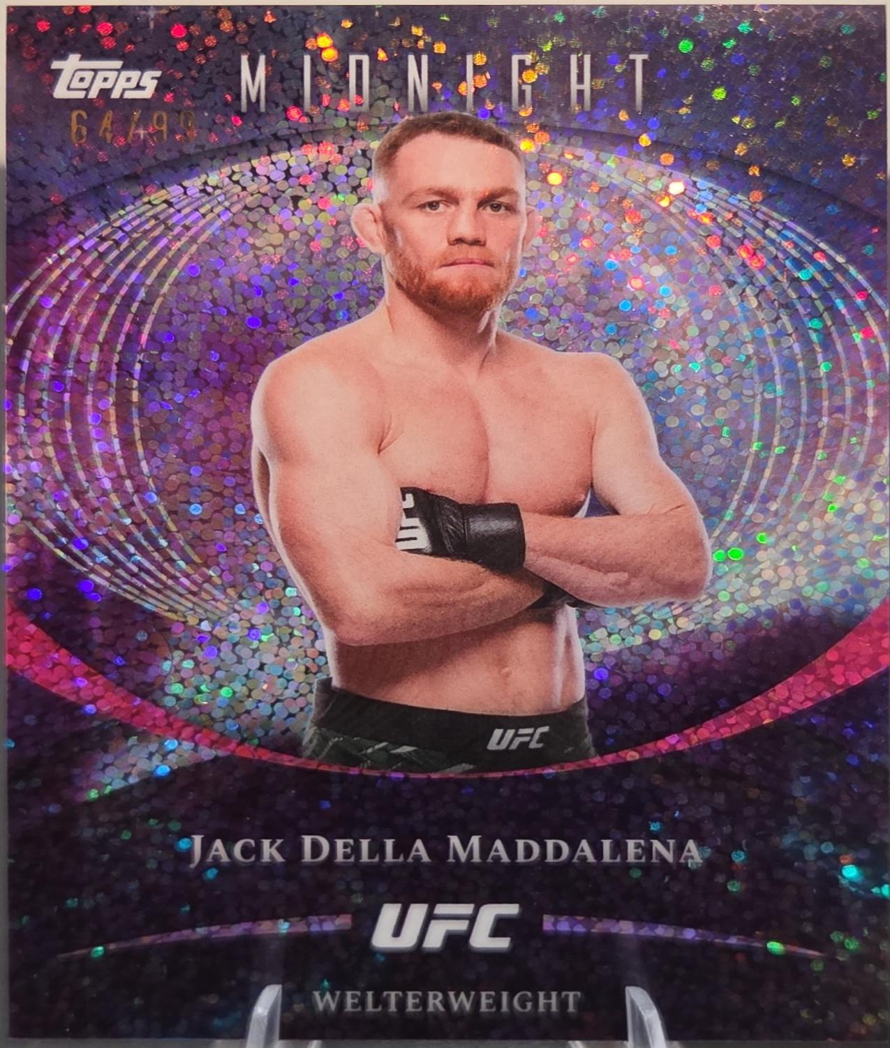 Jack Della Maddalena 2026 Topps Midnight UFC Base #75 Twilight