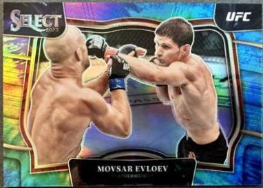Movsar Evloev 2023 Panini Select UFC Octagonside #269 Tie Dye