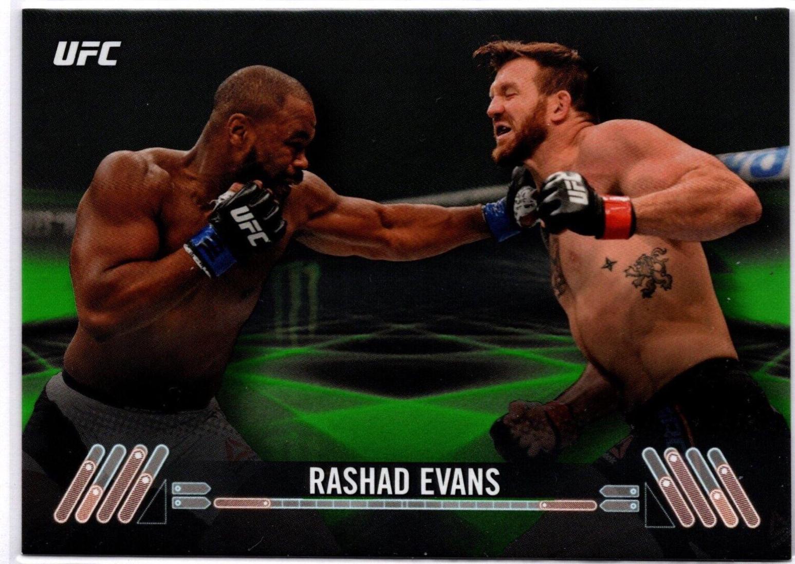 Rashad Evans 2017 Topps UFC Knockout Base #21 Green