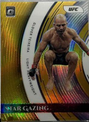 Glover Teixeira 2022 Panini Donruss Optic UFC Star Gazing #11 Gold