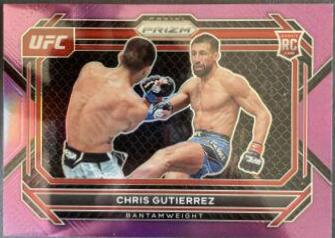 Chris Gutierrez 2023 Panini Prizm UFC Base #20 Purple