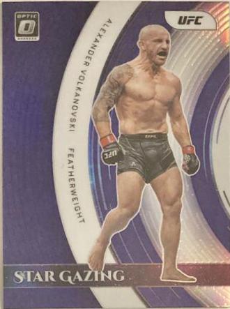 Alexander Volkanovski 2022 Panini Donruss Optic UFC Star Gazing #17 Purple