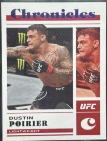 Dustin Poirier 2023 Panini Chronicles UFC Base Chronicles #64 Purple