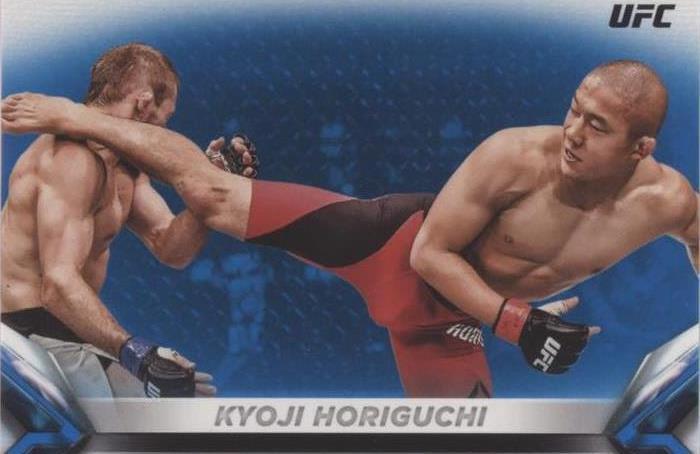Kyoji Horiguchi 2018 Topps UFC Knockout Base #82 Blue