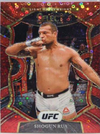 Dominick Reyes 2021 Panini Select UFC Concourse #52 Red Disco