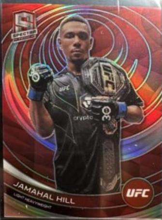 Jamahal Hill 2023 Panini Chronicles UFC Base Spectra #396 Red
