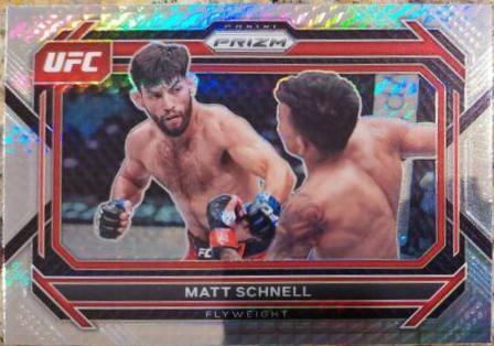 Matt Schnell 2023 Panini Prizm UFC Base #57 Hyper