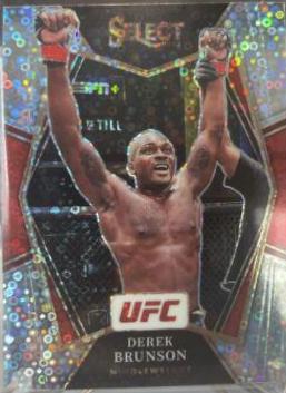 Derek Brunson 2022 Panini Select UFC Premier Level #114 Silver