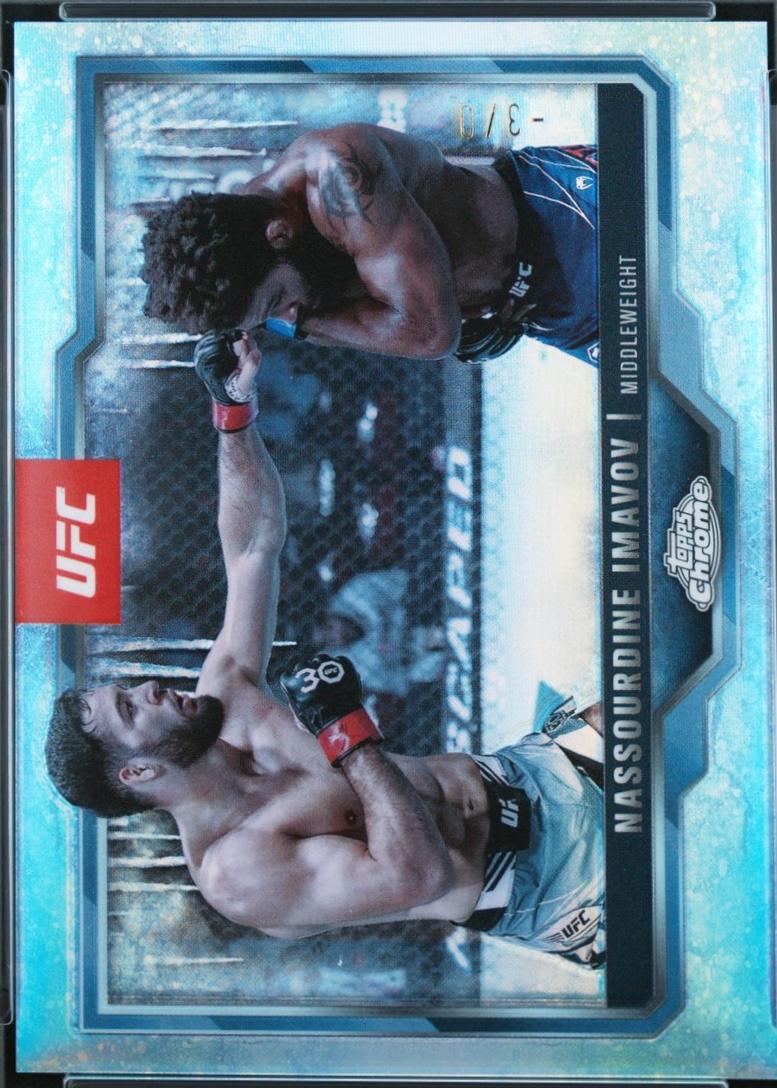 Nassourdine Imavov 2025 Topps Chrome UFC Base #155 FrozenFractor