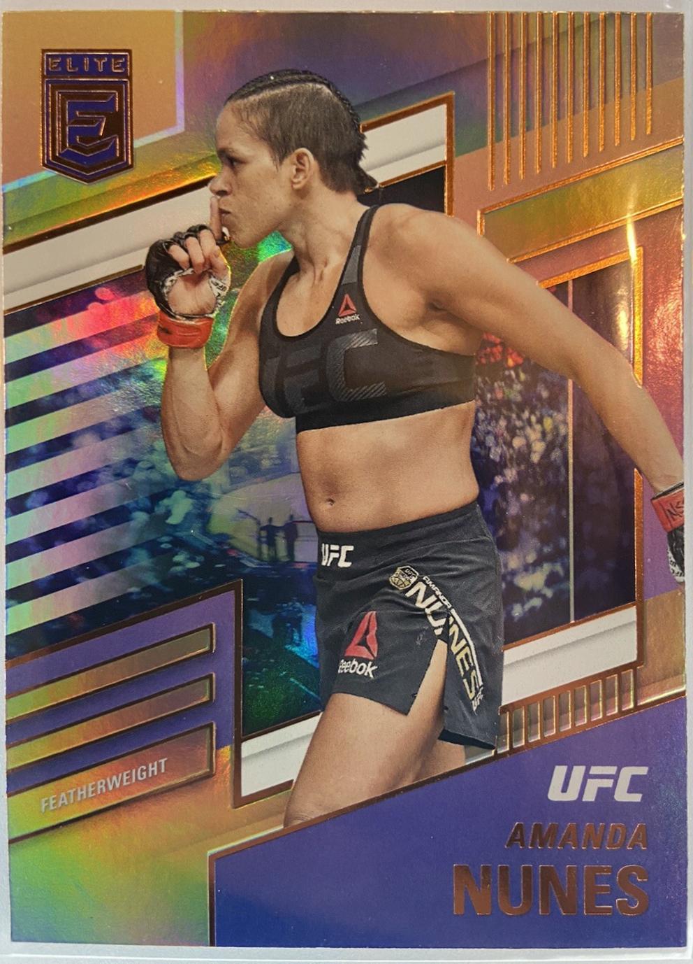 Amanda Nunes 2022 Panini Chronicles UFC Base Elite #245 Bronze
