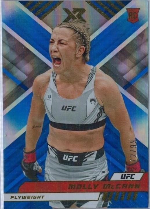 Molly McCann 2023 Panini Chronicles UFC Base XR #285 Blue
