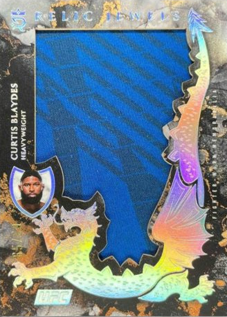 Curtis Blaydes 2025 Topps Royalty UFC Relic Jewels #RJ-CB Platinum