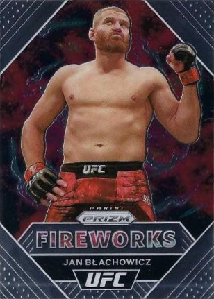 Jan Błachowicz 2021 Panini Prizm UFC Fireworks #22 Black